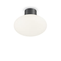 Outdoor ceiling luminaire CLIO, IP44, E27, without cover, aluminium, anthracite