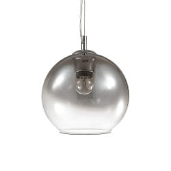 Pendelleuchte NEMO,  20cm, inkl. E27 LED 3.2W 3000K, Chrom nuanciert