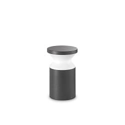 Outdoor Stehleuchte TORRE SMALL, IP44, Hhe 60cm, E27, Anthrazit matt / Opal