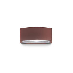 Applique da esterno ANDROMEDA su / gi, 1-Lampadina E27 IP55, satinato, caff marrone 