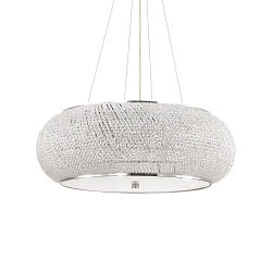 Luci a sospesione PASHA 14-Lampadine E14 IP20, Cromo