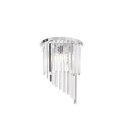 Lampada da parete CARLTON 3-Lampadine E14 IP20, Cromo
