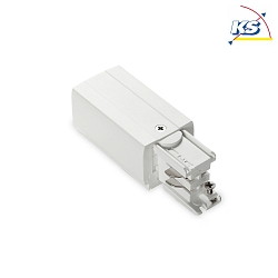 Power feeder RIGHT for 3-phase power track LINK TRIMLESS, standard version On-Off, white