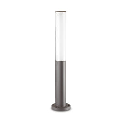 Luce con piedistallo ETERE IP44, antracite, Opale, verniciato a polvere