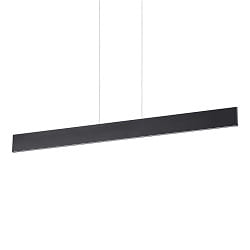 LED Pendelleuchte DESK, Down, 102.5cm, 32W 3000K 1420lm, hhenverstellbar, Schwarz matt