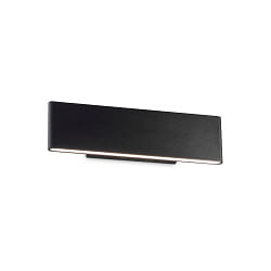 LED wall luminaire DESK, Up/Down, width 28.5cm, 12W 3000K 1100lm, aluminium, matt black