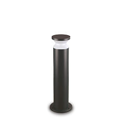 Outdoor floor luminaire TORRE BIG, IP44, height 60cm, E27, matt black / opal