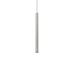 Luci a sospesione ULTRATHIN ROUND IP20, cromo, levigato 