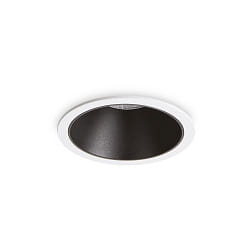 Recessed LED luminaire GAME ROUND, IP20, 11W 3000K 850lm 36, white / black reflector