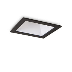 Recessed LED luminaire GAME SQUARE, IP20, 11W 3000K 850lm 36, black / white reflector