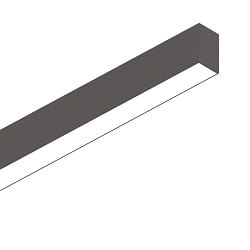 LED system luminaire FLUO BI-EMISSION, Up/Down, lenght 180cm, 48 Vdc, 54W 3000K 7700lm 2x105, black