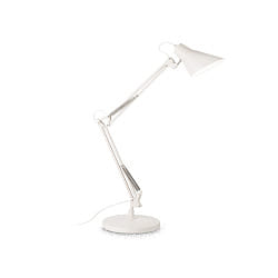 Lampada da tavolo SALLY con interruttore E27 IP20, Bianco