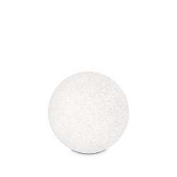 Lampe  boule DORIS E27 IP44, gris, mouchet