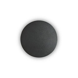 LED wall luminaire COVER ROUND,  15cm, 11W 3000K 950lm, indirect, black / opal