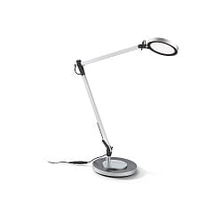 LED table luminaire FUTURA, with Touchdimmer and adjustable arm, 10W 4000K 600lm, aluminium