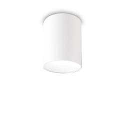 LED ceiling luminaire NITRO ROUND, 10W 3000K 900lm, white / black on the inside