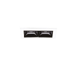 LED ceiling luminaire LIKA TRIM, recessed mounting, lenght 6.5cm, 4W 3000K 440lm 29, white / black