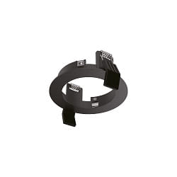 Federclip-Einbaurahmen RUND fr LED Einbaustrahler DYNAMIC,  9.5cm, Schwarz