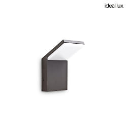 Outdoor LED wall luminaire STYLE, IP54, 9W 4000K 680lm, anthracite