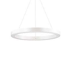 LED pendant luminaire ORACLE ROUND,  60cm, 39W 3000K 2500lm, white