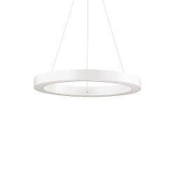 LED pendant luminaire ORACLE ROUND,  50cm, 35W 3000K 2300lm, white