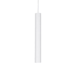 LED Pendelleuchte TUBE,  6cm / H 40cm, 9W 3000K 850lm, dimmbar, Wei