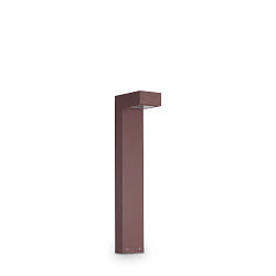 Outdoor floor luminaire SIRIO SMALL, IP44, 60cm, 2x G9, aluminium / pyrex glass, coffee brown