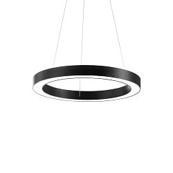 LED pendant luminaire ORACLE ROUND,  50cm, 35W 3000K 2300lm, black