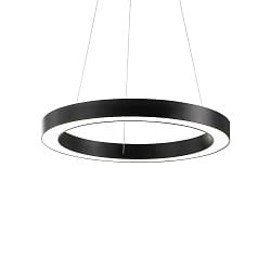 LED Pendelleuchte ORACLE ROUND,  60cm, 33W 3000K 1880lm, Schwarz