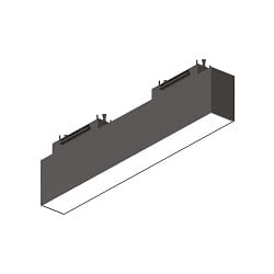 LED track module luminaire ARCA WIDE, lenght 30.5cm, 48 Vdc, 13W 3000K 1950lm 98, black