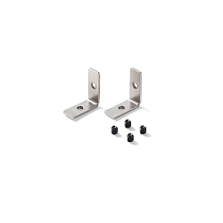 Pice de raccordement SLOT RECESSED, mtal, noir 