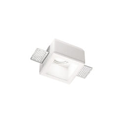 Lumire encastre SAMBA SQUARE rigide,  peindre GU10 IP20, blanche,  peindre gradable