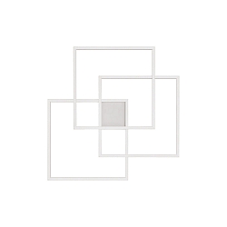 Lampada da parete e soffitto FRAME-2 IP20, Bianco