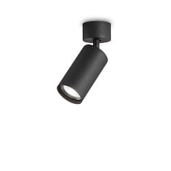 Luminaire de plafond DYNAMITE pivotant, rotatif GU10 IP20, noir , revtement en poudre