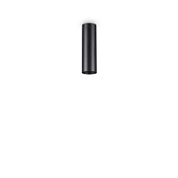 Deckenleuchte LOOK, IP20, Hhe 20cm /  6.5cm, inkl. GU10 7W 3000K, Schwarz