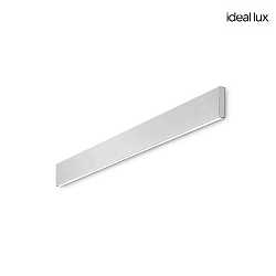 LED wall luminaire LINUS, 68W 3000K 3850lm 2x104, 1-10V dimmable, white