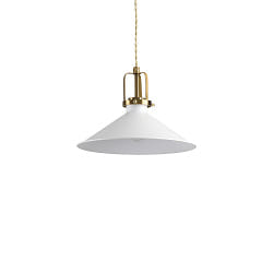 Luminaire  suspension ERIS-3 E27 IP20, or mat, blanche