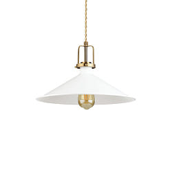 Luminaire  suspension ERIS-4 E27 IP20, or mat, blanche