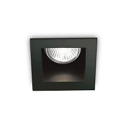 Recessed downlight FUNKY, IP20, 9 x 9cm, GU10 max. 50W, black