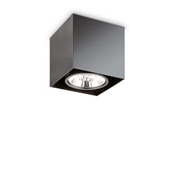 Downlight MOOD SQUARE QPAR111, 15x15cm, incl. GU10 50W 2700K, pivotable, black