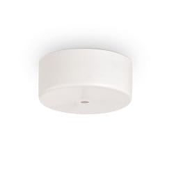 Ceilng rose MAGNETICO for 1 pendant luminaire,  9cm, magnetic visor, white