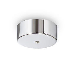 Ceilng rose MAGNETICO for 1 pendant luminaire,  9cm, magnetic visor, chrome