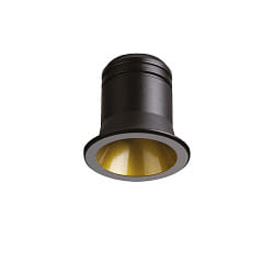 Recessed LED spot VIRUS, IP20,  4cm, 3W 3000K 210lm 20, CRi >90, black / gold