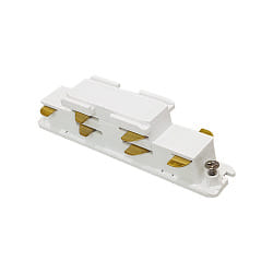 Connecteur longitudinal triphas LINK TRIM contrlable par DALI, lectrique, blanche