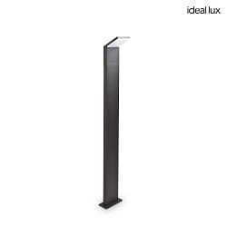 LED Outdoor floor luminaire STYLE, IP 54, height 100cm, 9W 3000K 640lm, anthracite