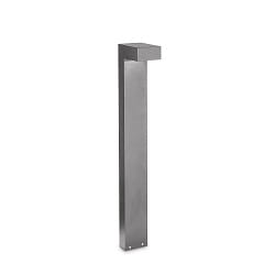 Outdoor floor luminaire SIRIO BIG, IP44, 80cm, 2x G9, aluminium / pyrex glass, grey