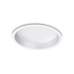 LED Einbauleuchte DEEP, IP20,  21cm, Aluminium wei / diffus, 30W 3000K 3200lm 77