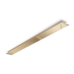 Rosone a soffitto LINEAR STANDARD 3 elemento, lang, Ottone, brunito