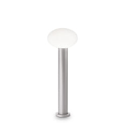 Outdoor Stehleuchte CLIO 1, 60cm, IP44, 1-flammig, E27, ohne Abdeckung, Aluminium, Grau