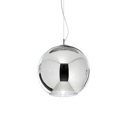 Pendelleuchte NEMO,  20cm, inkl. E27 LED 3.2W 3000K, Voll-Chrom